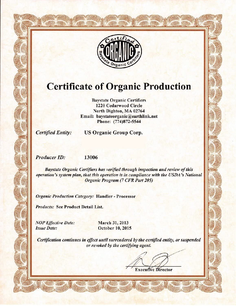 US Organic(US オーガニック) オーガニックホホバオイル (ゴールデン)の商品画像2 