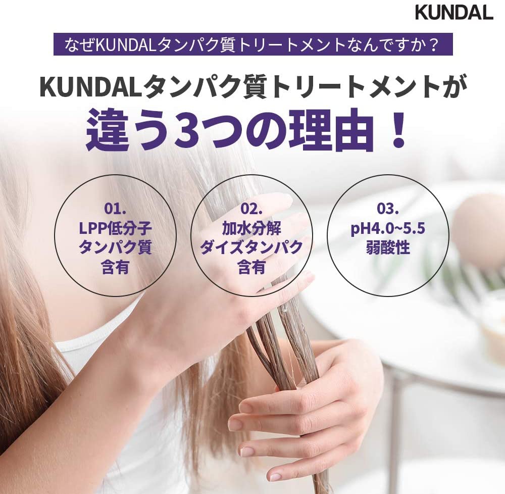 KUNDAL(クンダル) H&M ヘアトリートメントの商品画像4 