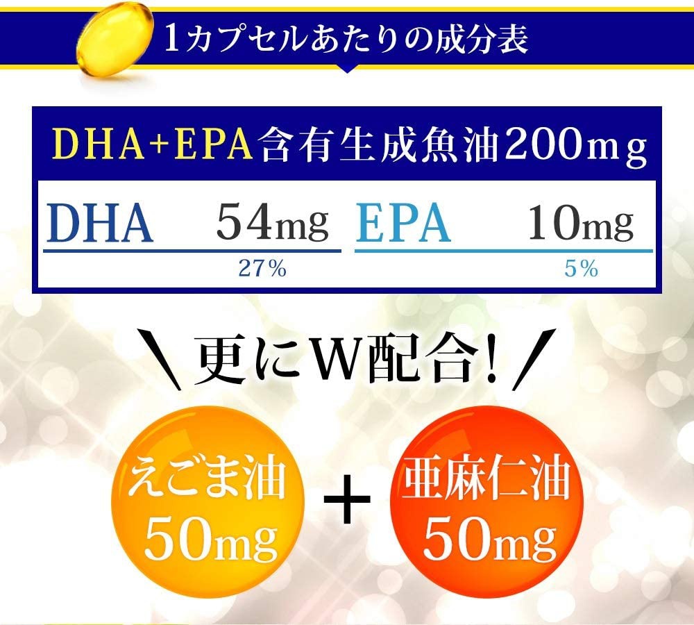 seedcoms(シードコムス) エゴマ油・亜麻仁油配合DHA+EPAの商品画像サムネ6 