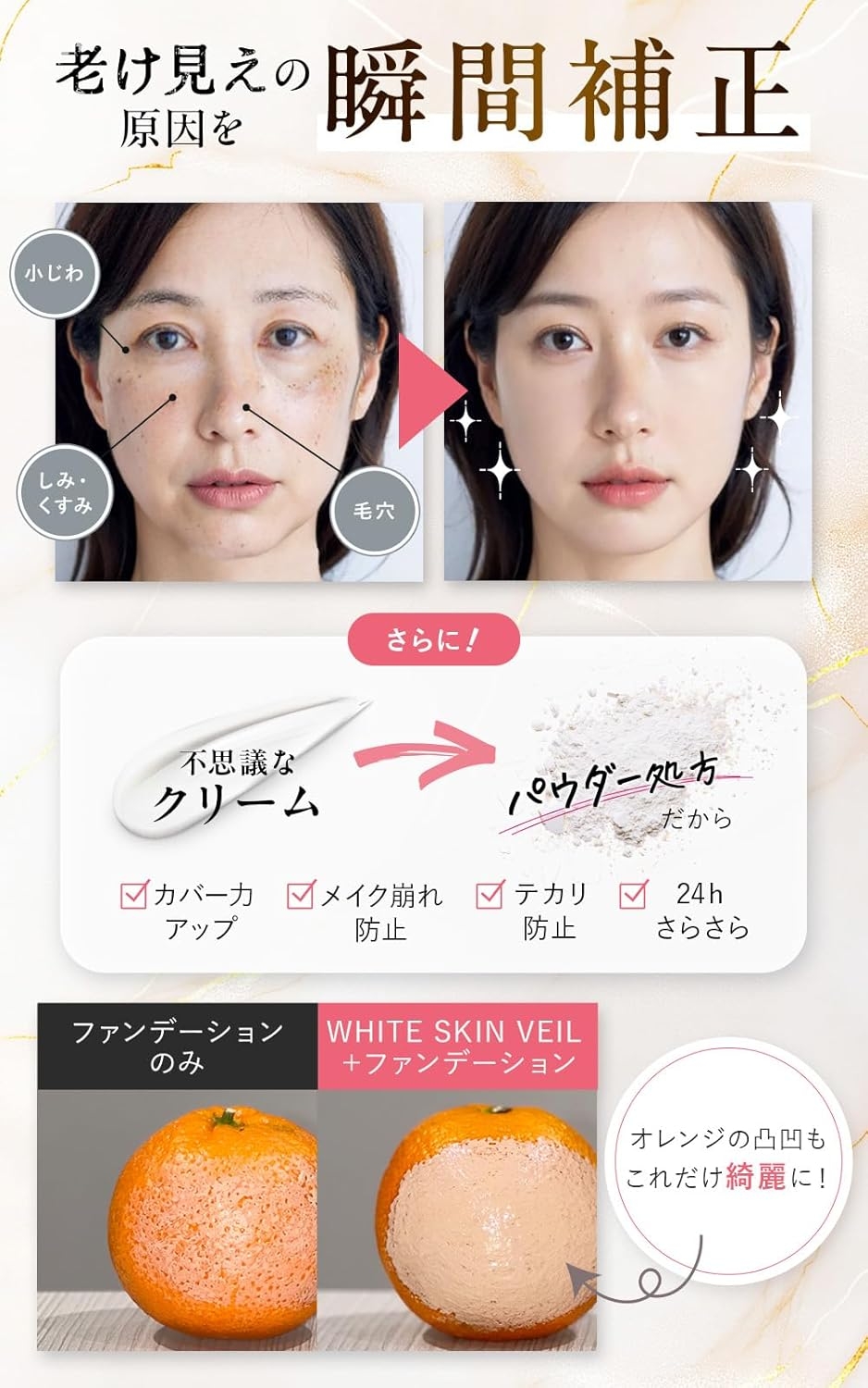 四季(SHIKI) ホワイトスキンベールの商品画像3