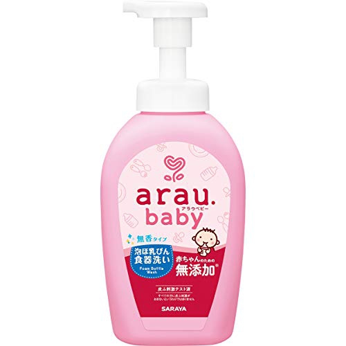哺乳瓶洗浄剤おすすめ商品：arau. baby(アラウベビー) 泡ほ乳びん食器洗い