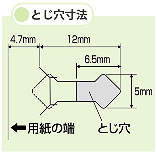 KOKUYO(コクヨ) ハリナックス コンパクトアルファ SLN-MSH305の商品画像9 