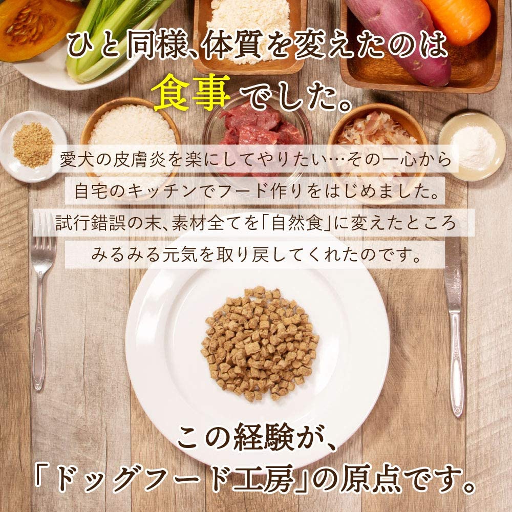 ドッグフード工房(ドッグフードコウボウ) ドッグフード ドライフード お試しセット 国産 無添加 馬肉 鶏肉 野菜 50g 3種 送料無料 ドッグフード工房の商品画像9 