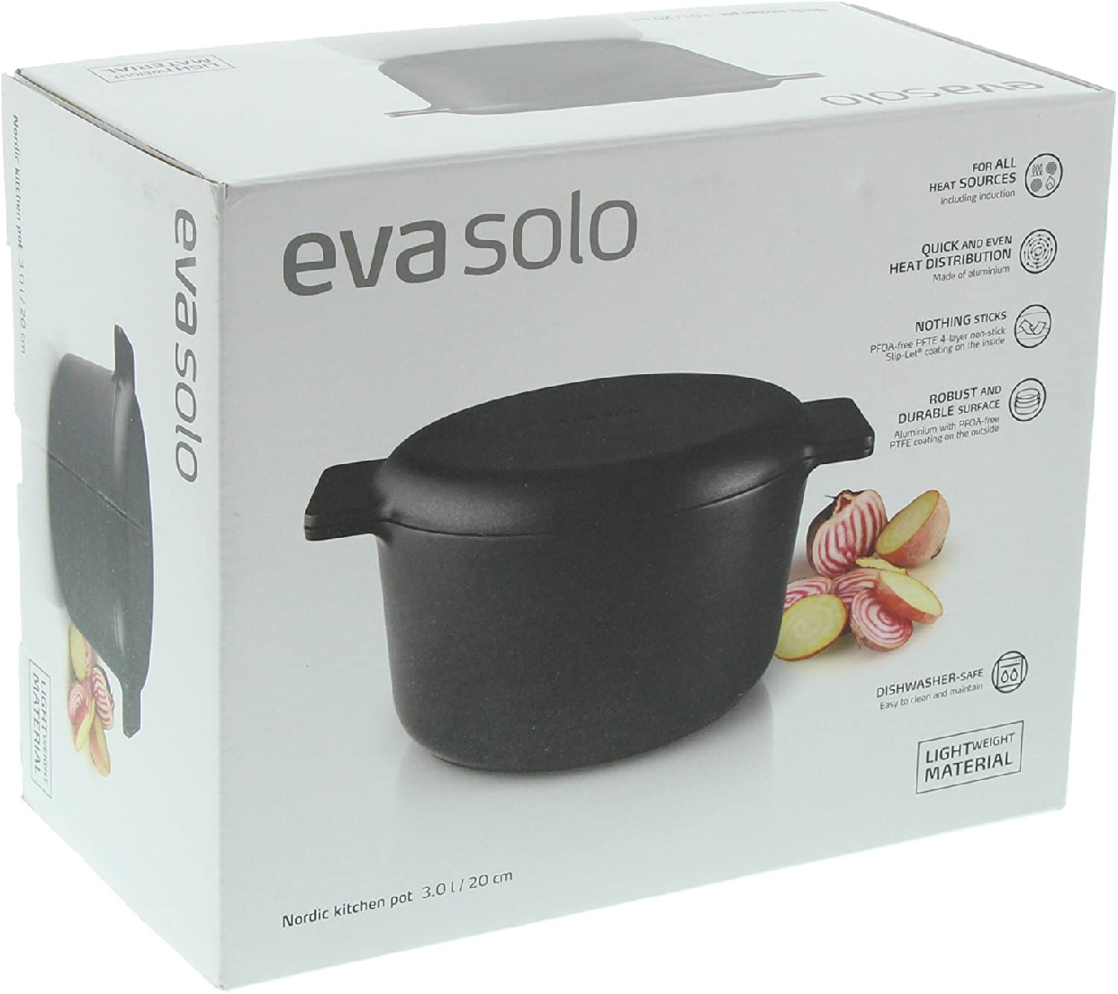 Eva Solo(エヴァソロ) 両手鍋 蓋付 20cm 280230の商品画像7 
