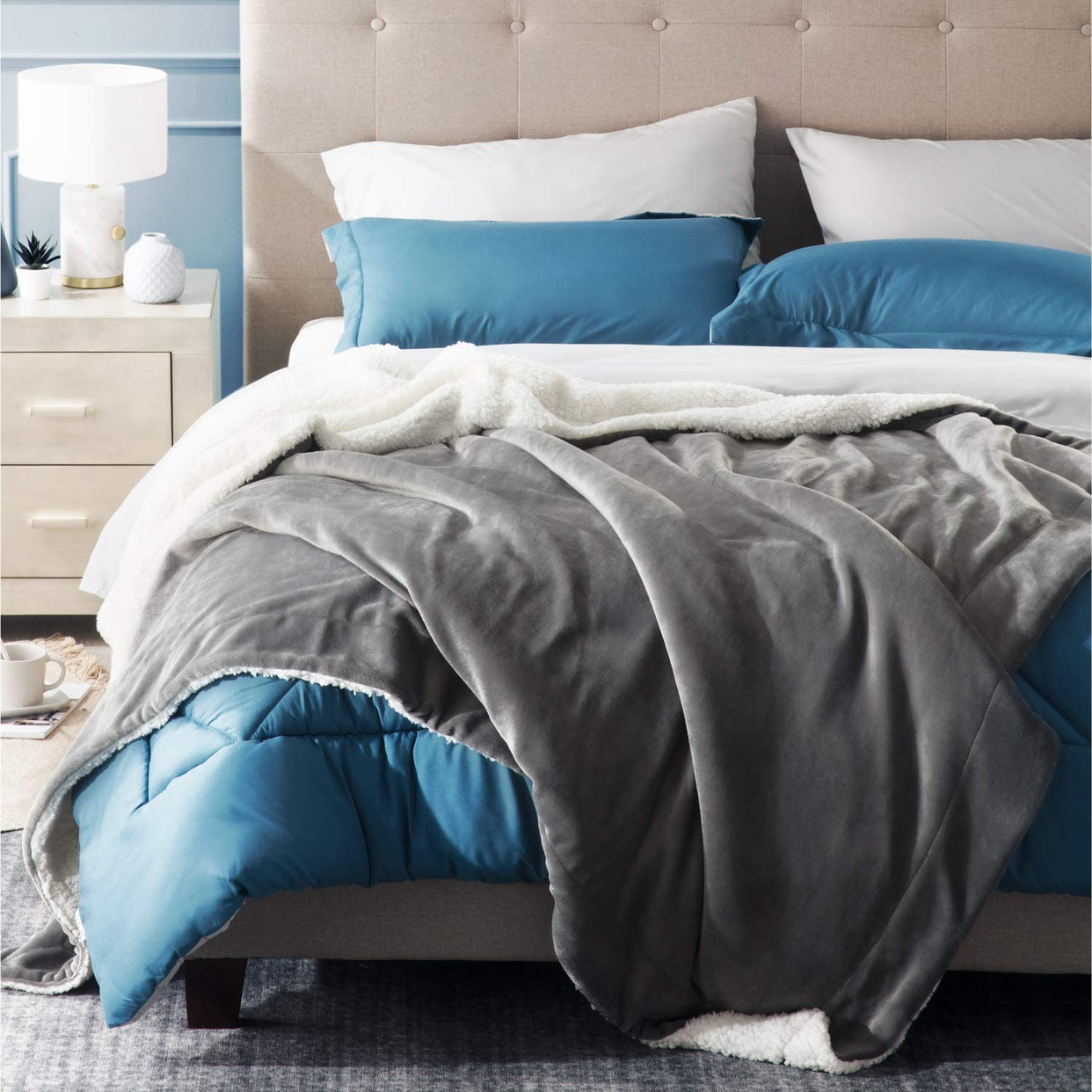 Bedsure 毛布 二枚合わせ シングルの商品画像4 
