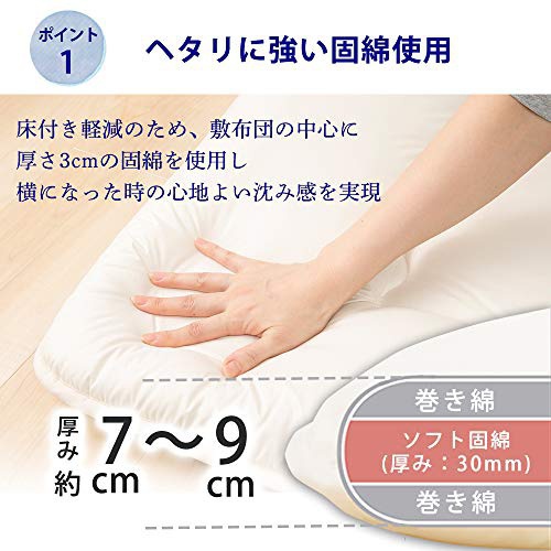 IRIS OHYAMA(アイリスオーヤマ) 洗える敷布団 410348の商品画像3 