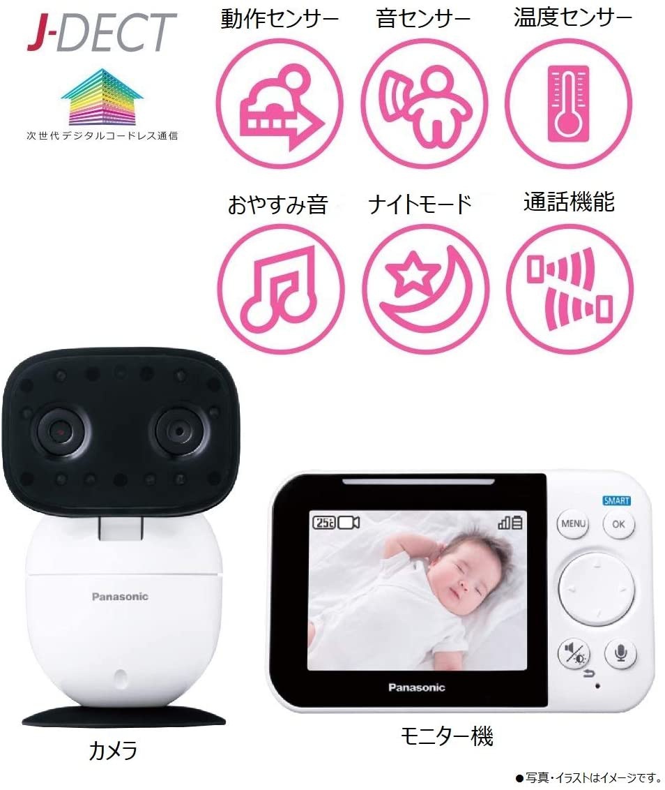 Panasonic(パナソニック) ベビーモニター KX-HC705の商品画像8 