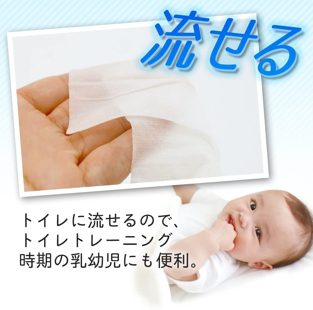 LEC(レック) 水99.9％ 流せるおしりふきの商品画像5 