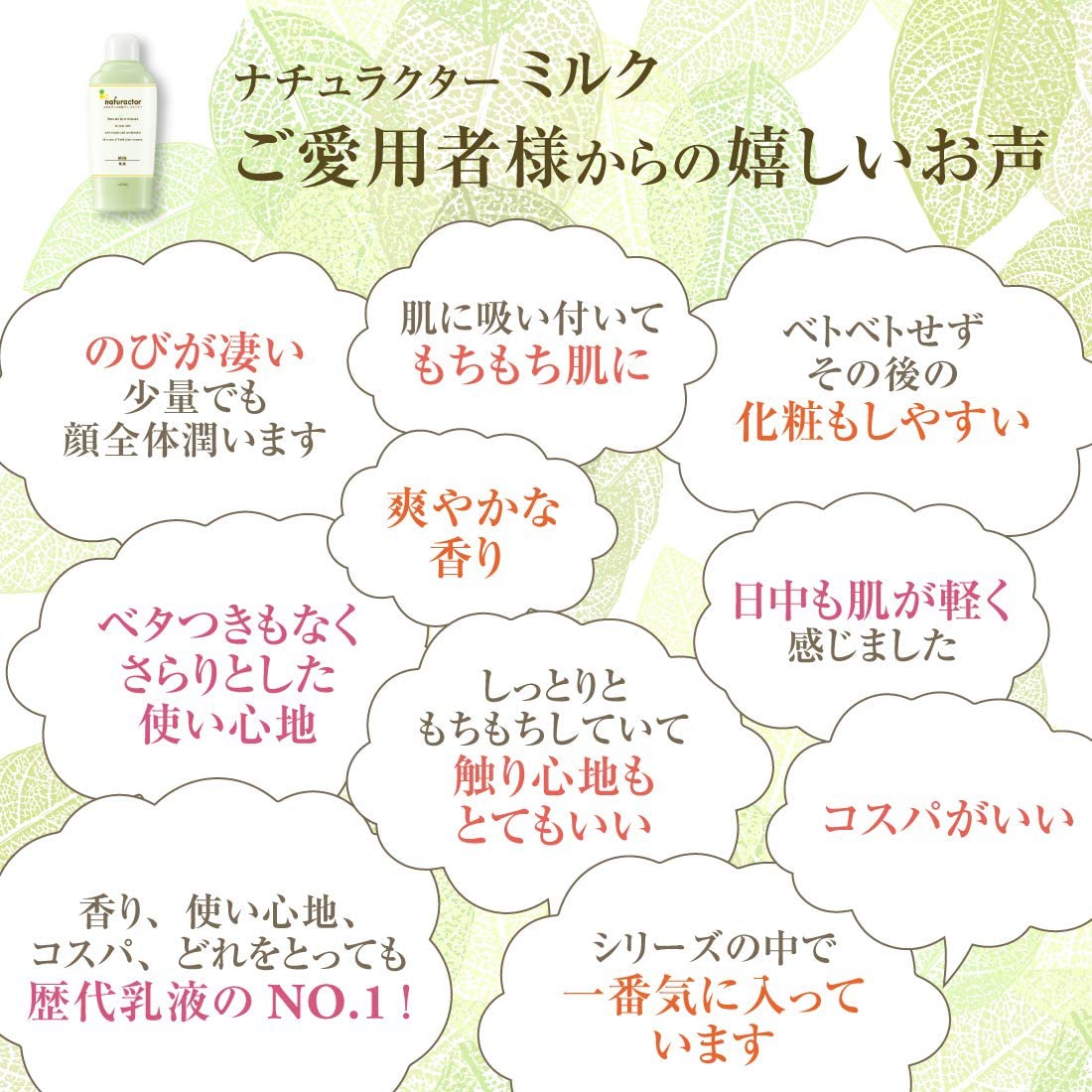 メイコー化粧品(MEIKO) ナチュラクター ミルクの商品画像6 