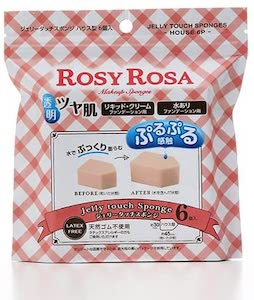 パフおすすめ商品：ROSY ROSA(ロージーローザ) ジェリータッチスポンジ ハウス型6P