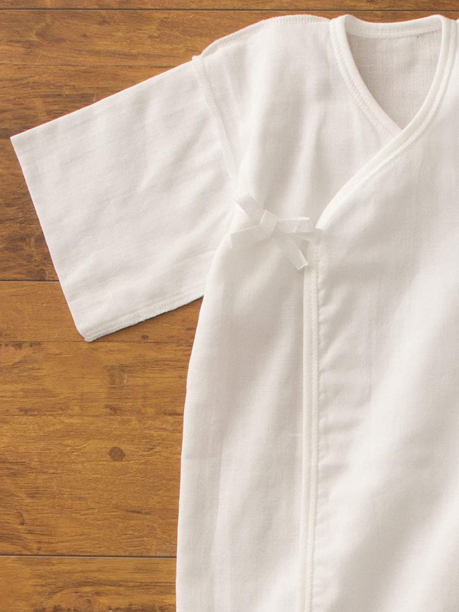 ANGELIEBE(エンジェリーベ) 日本製 ガーゼ長肌着の商品画像3 