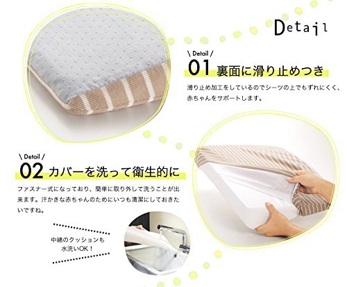 SANDESICA(サンデシカ) 吐き戻しをやわらげるスリーピングピローの商品画像6 