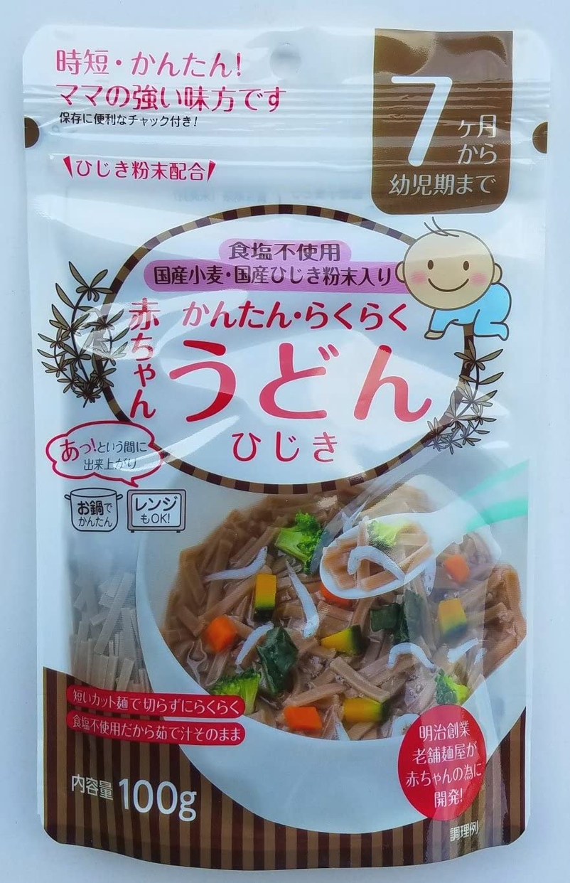⽥靡製麺 赤ちゃんうどん ひじきの商品画像1 