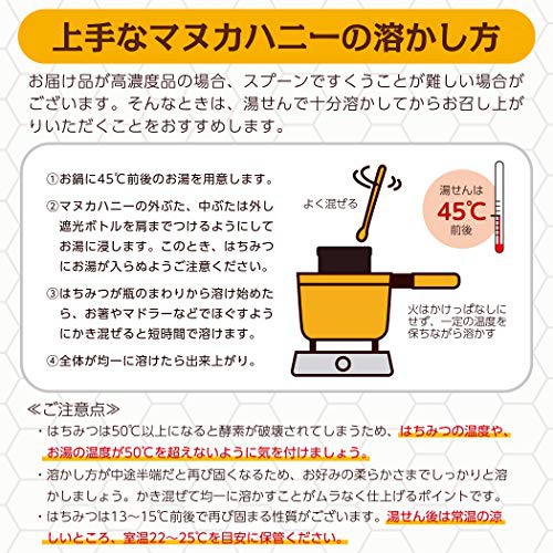 TCN(ティーシーエヌ) ストロングマヌカハニー MGO1050+の商品画像3 