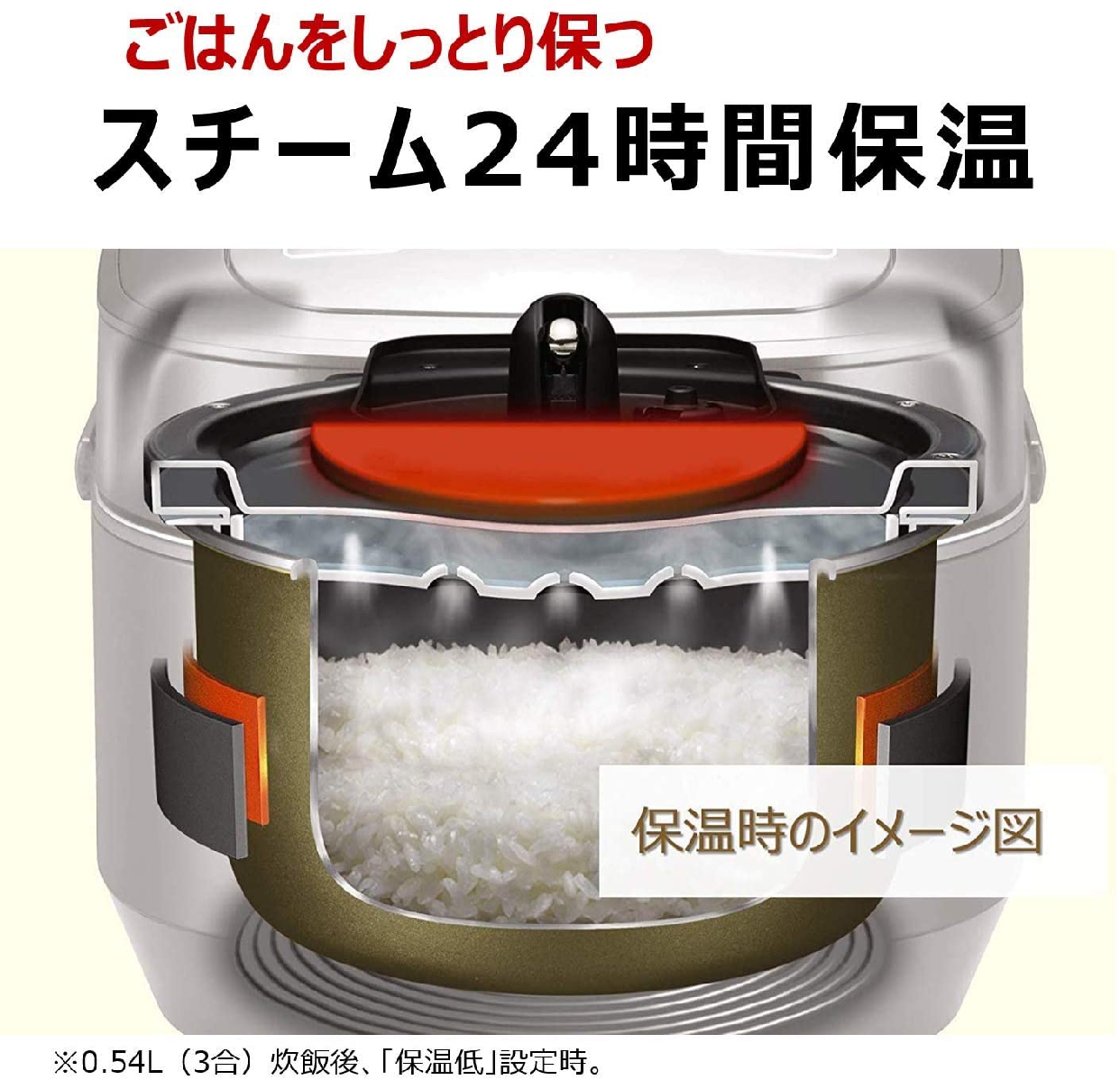 日立(HITACHI) IHジャー炊飯器 RZ-AV100M R メタリックレッドの商品画像8 