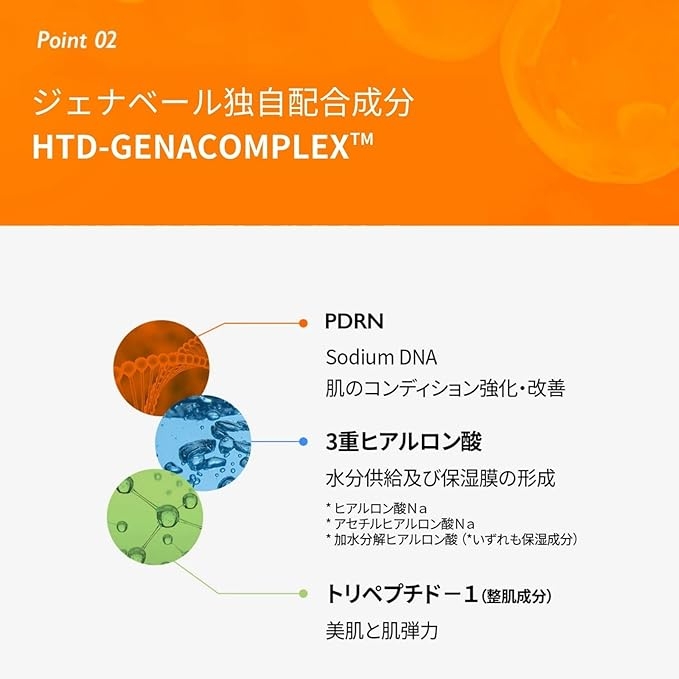 Genabelle(ジェナベール) PDRN リジュビネイティングクリームの商品画像7 