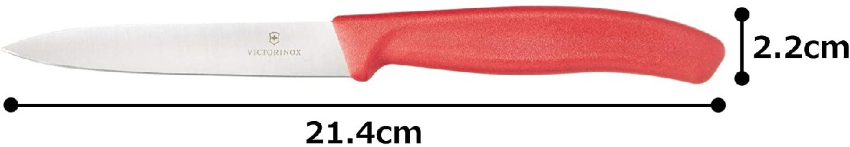 VICTORINOX(ビクトリノックス) スイスクラシック パーリングナイフ10cm 6.7701 REDの商品画像7 