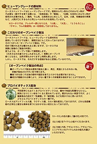 LOTUS(ロータス) シニア チキンレシピ (小粒/中粒)の商品画像2 