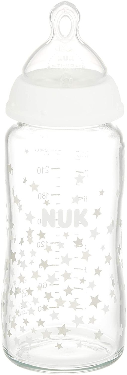 哺乳瓶おすすめ商品：NUK(ヌーク) プレミアムチョイスほ乳びん(ガラス製)