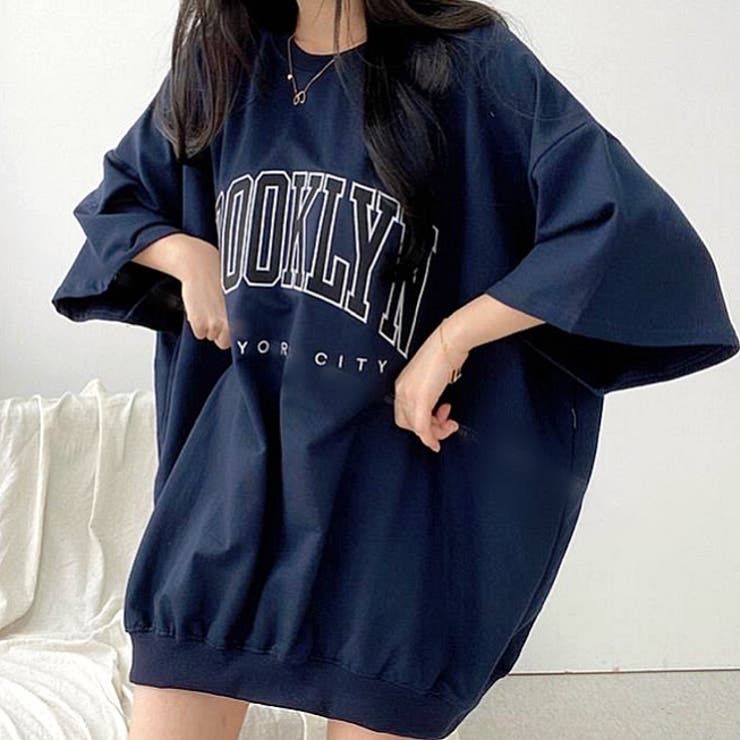 SHEENA(シーナ) BROOKLYNプリントオーバーTシャツ