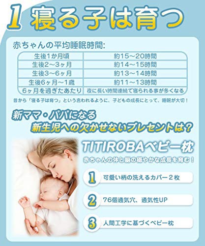 TITIROBA(チチロバ) ベビー枕 PL-C3の商品画像2 