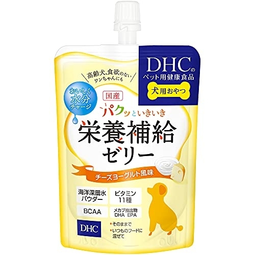 DHC(ディーエイチシー) 犬用 国産 パクッといきいき栄養補給ゼリーの商品画像1 