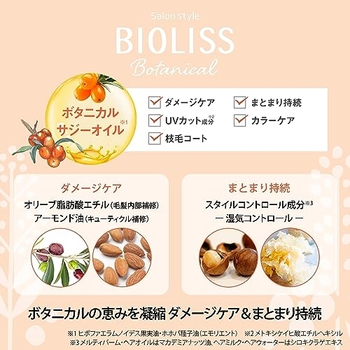 BIOLISS(ビオリス) ボタニカル スムース リペア ヘアオイルの商品画像5 