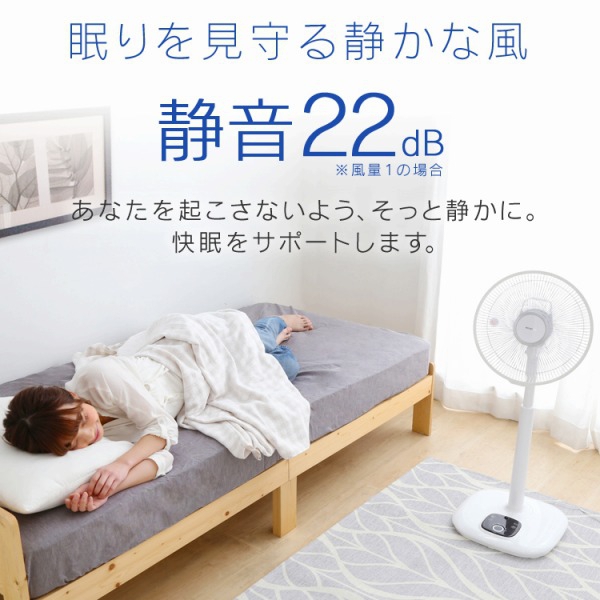 IRIS OHYAMA(アイリスオーヤマ) リモコン扇風機 LFD-306Hの商品画像11 