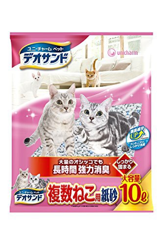 猫砂おすすめ商品：unicharm(ユニチャーム) デオサンド 複数ねこ​用紙砂