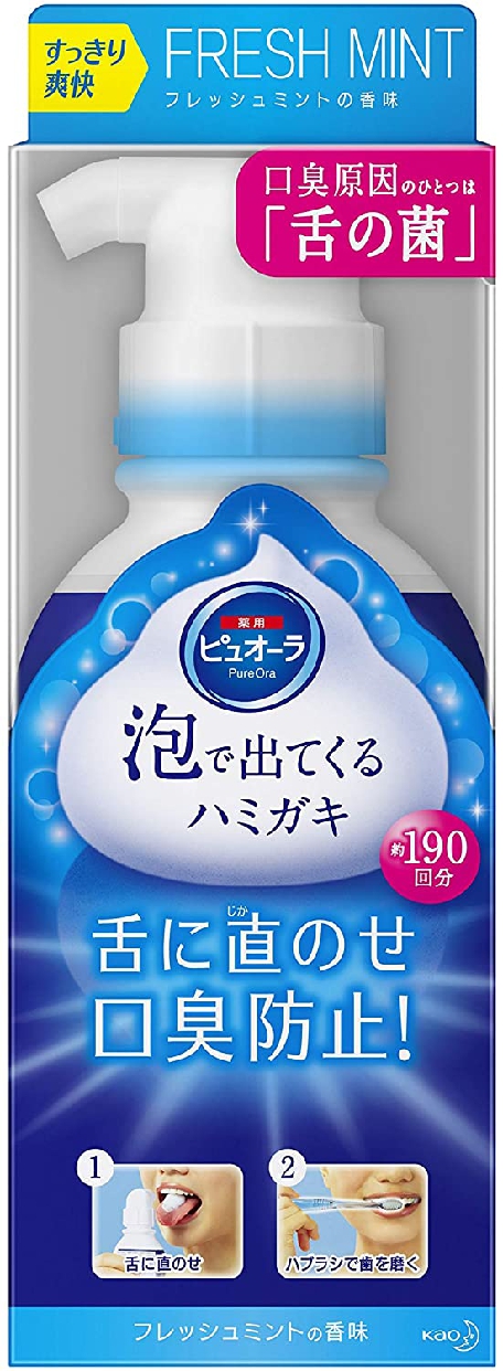 PureOra(ピュオーラ) 泡で出てくるハミガキの商品画像サムネ1 