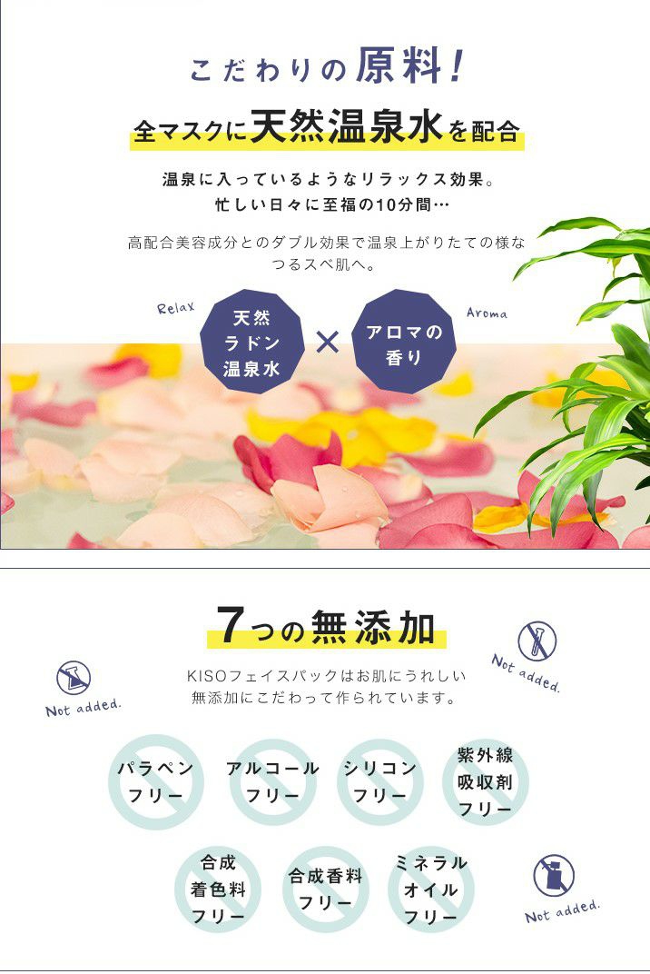 KISO(キソ) フラーレン シートマスクの商品画像6 