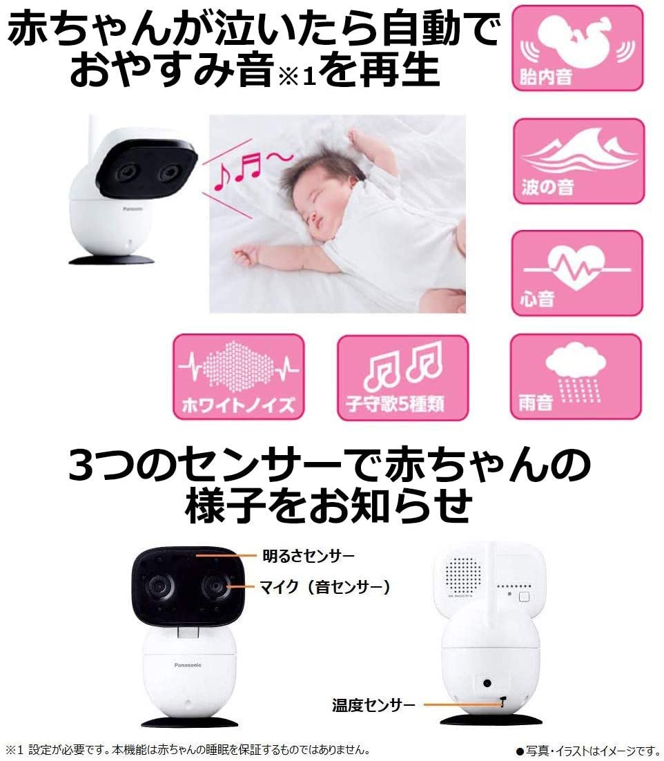 Panasonic(パナソニック) ベビーモニター KX-HC705の商品画像4 