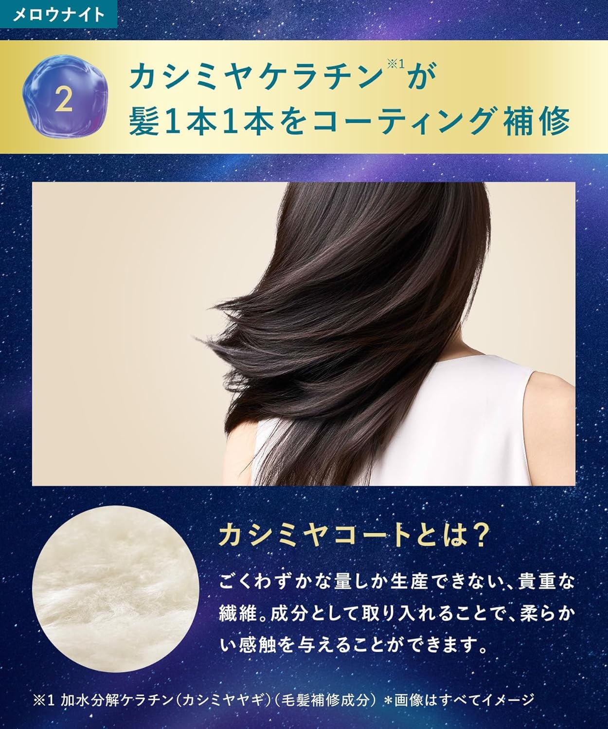 YOLU(ヨル) メロウナイトリペアシャンプー／トリートメントの商品画像10 