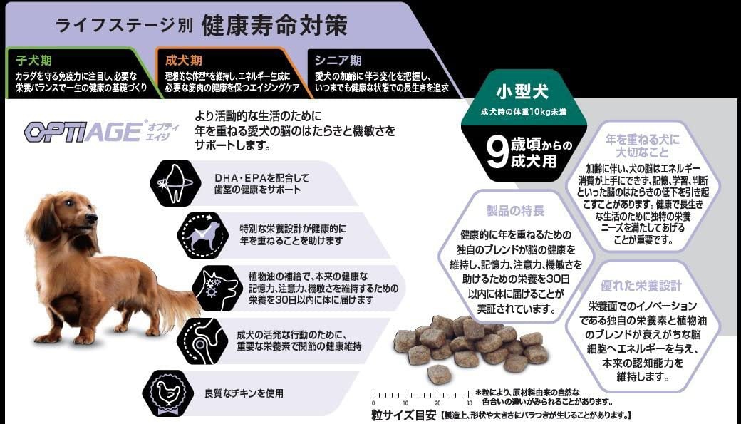 PURINA PRO PLAN(ピュリナプロプラン) プロプラン 小型犬 9歳頃からの成犬用の商品画像2 