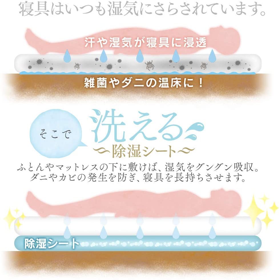 sunnyskies(サニースカイズ) 除湿シート 備長炭 シリカゲル入り sj001の商品画像5 