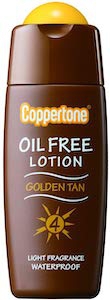 サンオイルおすすめ商品：Coppertone(コパトーン) ゴールデン タン オイルフリー ローション