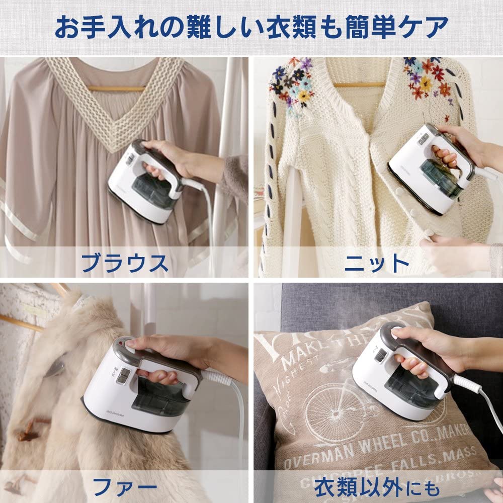 IRIS OHYAMA(アイリスオーヤマ) 衣類用スチーマー IRS-01の商品画像サムネ5 