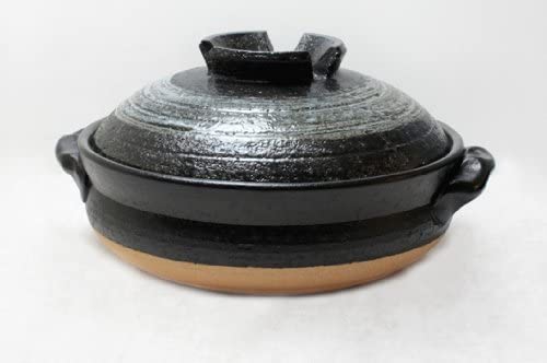 カネフサ製陶(カネフサセイトウ) 信楽焼 天目刷毛目 土鍋の商品画像サムネ2 