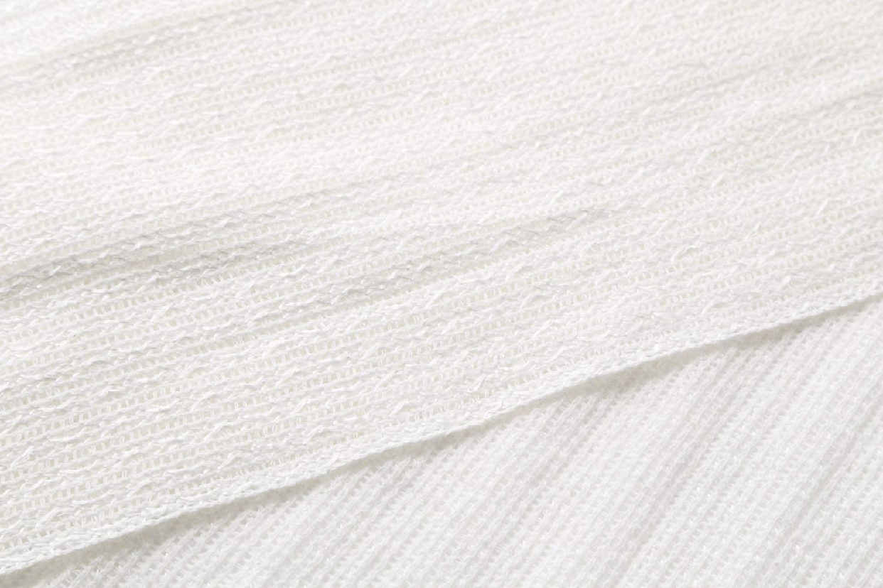 くーる&ほっと 珠絹 練絹の肌きらめき 綿シルクボディタオルの商品画像サムネ2 