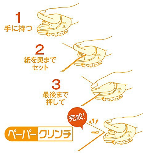 PLUS(プラス) 針なしホッチキス ペーパークリンチ SL-106ABの商品画像5 