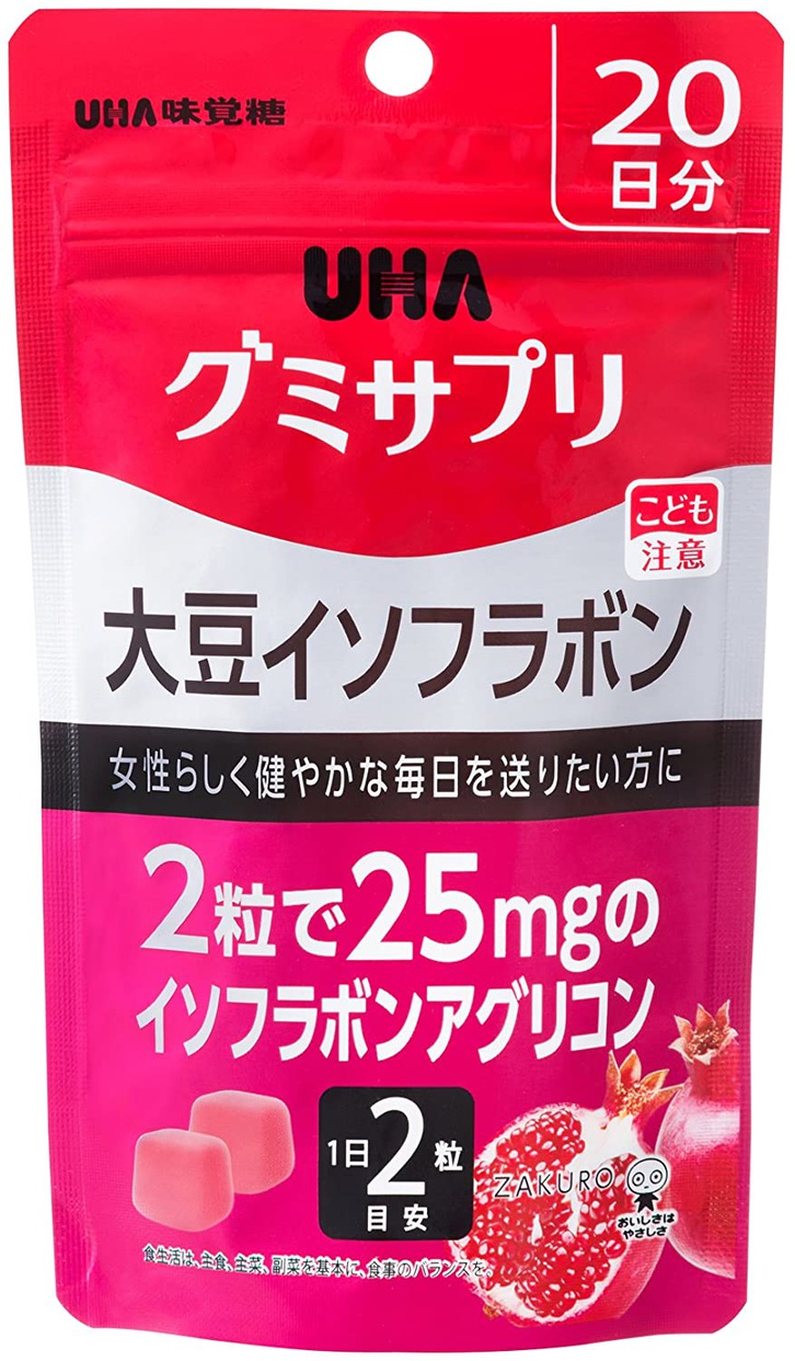 UHA味覚糖 グミサプリ 大豆イソフラボンの商品画像1 