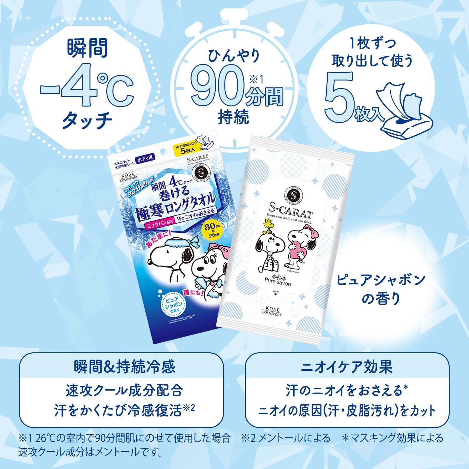 S-CARAT(エスカラット) 極寒ロングタオルの商品画像4 