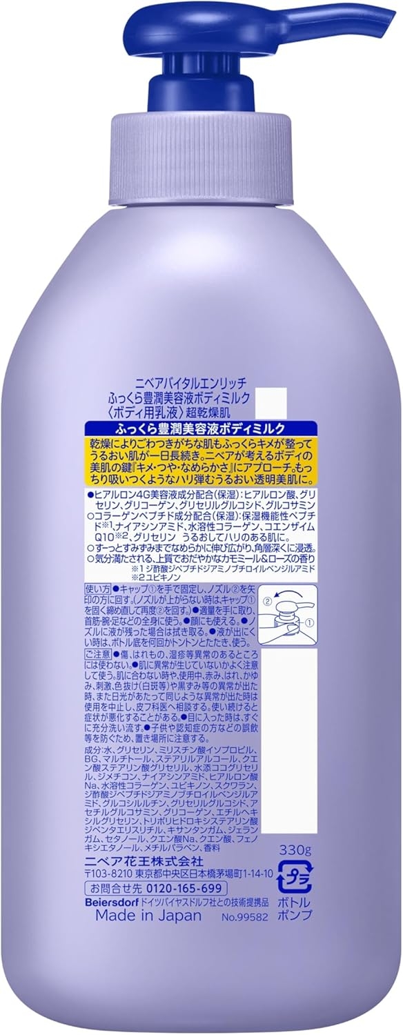 NIVEA(ニベア) ルーセントビューティ バイタルエンリッチふっくら豊潤美容液ボディミルクの商品画像2 