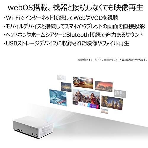 LG Electronics(エルジーエレクトロニクス) 4K LED プロジェクター HU70LSの商品画像3 