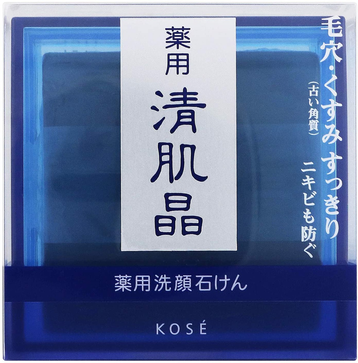 清肌晶(セイキショウ) 薬用 洗顔石鹸の商品画像1 