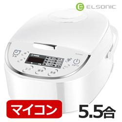 ELSONIC(エルソック) マイコン炊飯ジャー 3.5合  EM-RC3502 ホワイト