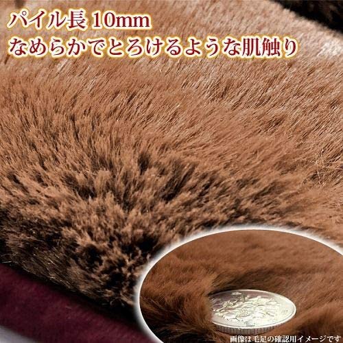 YUASA(ユアサ) プレミアムフェイクファー洗える電気掛け敷き毛布 YCB-PF75Bの商品画像8 