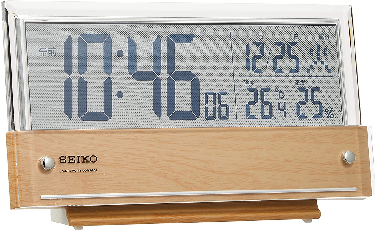 SEIKO(セイコー) 温度・湿度表示付デジタル時計 SQ782Bの商品画像3 
