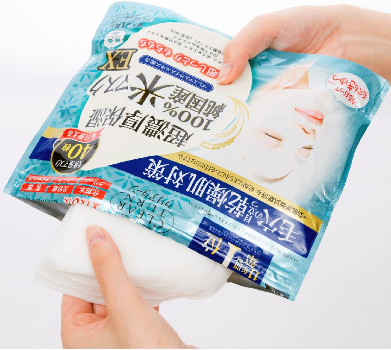 CLEAR TURN(クリアターン) 純国産米マスク EXの商品画像7 