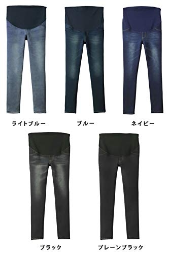 SWEET MOMMY(スウィートマミー) マイクロファイバー裏起毛ニットデニム スキニーパンツ 	sp5137の商品画像6 